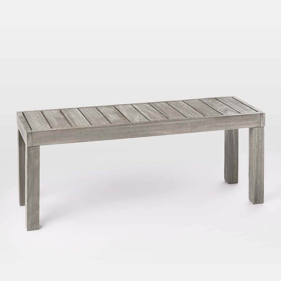 Portside Outdoor Dining Bench West Elm Australia